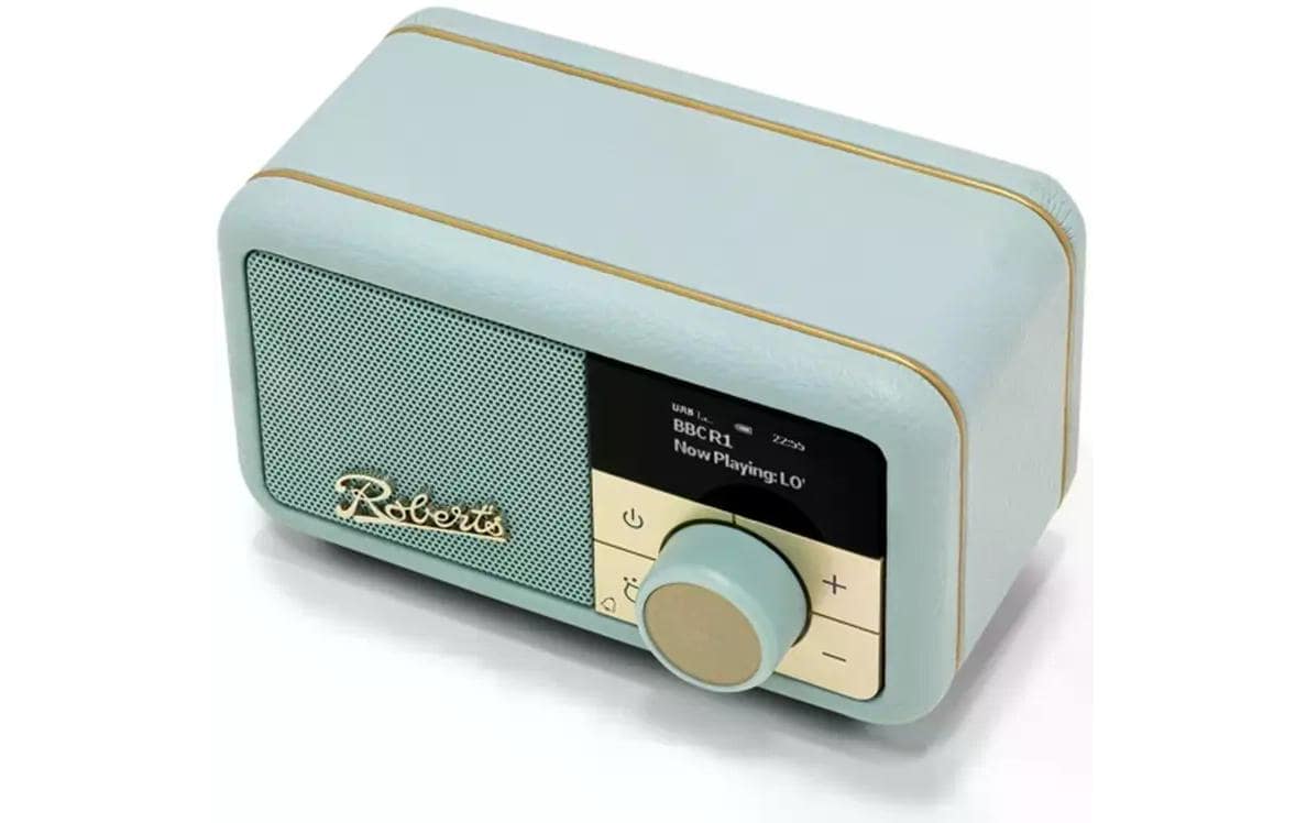 DAB+ Radio Revival Petite 2 Duck Egg Blue<br>UKW- und DAB-Radio mit Bluetooth und Weckfunktion