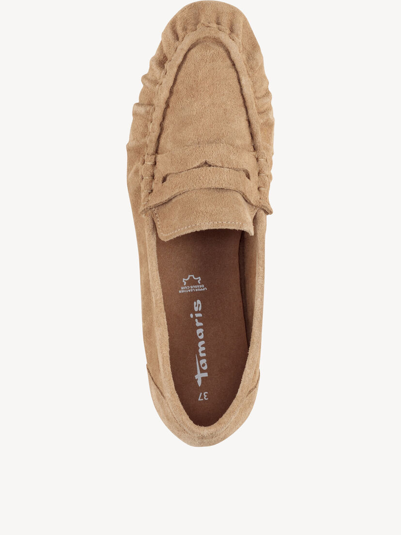 Leren Mocassin - beige
