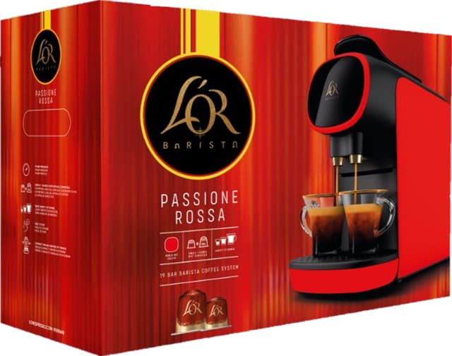 L'OR Barista Passione kapselmaskine 4057884 (Rossa)
