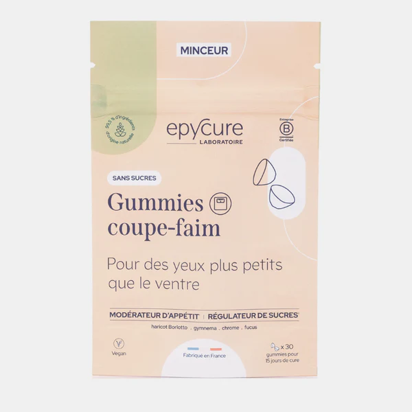 Epycure Gummies Coupe Faim - x60 Gummies - 15 jours de cure 60 gummies - 15 jours de cure