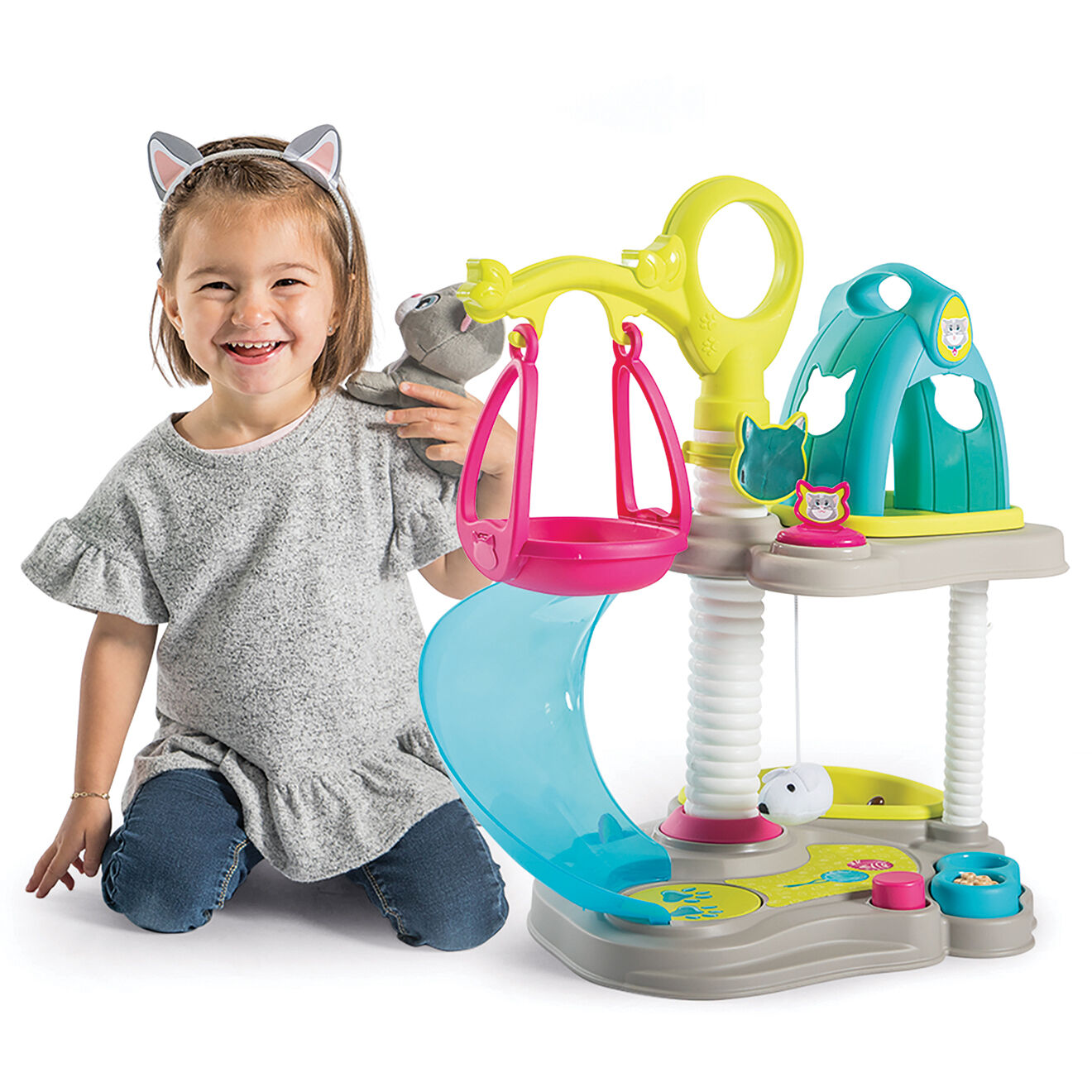 Smoby Maison des chats bleu - 31x32.1x55.2 cm