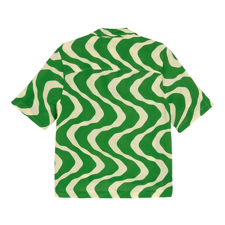 OAS Polo Rippling Jaffa Lin | Vert
