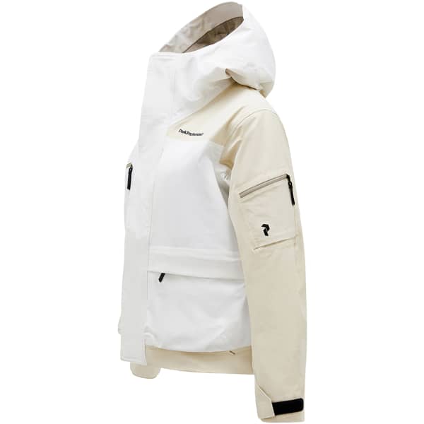Veste de ski PEAK PERFORMANCE W 2L STRETCH JACKET SAND FOG/OFFWHITE