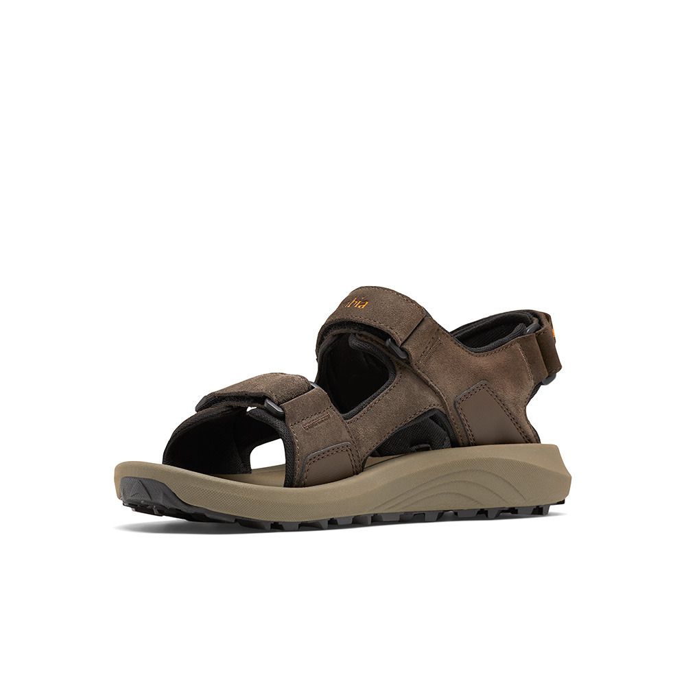 Columbia TRAILSTORM HIKER 3 - Sandales Homme cordovan/gold amber