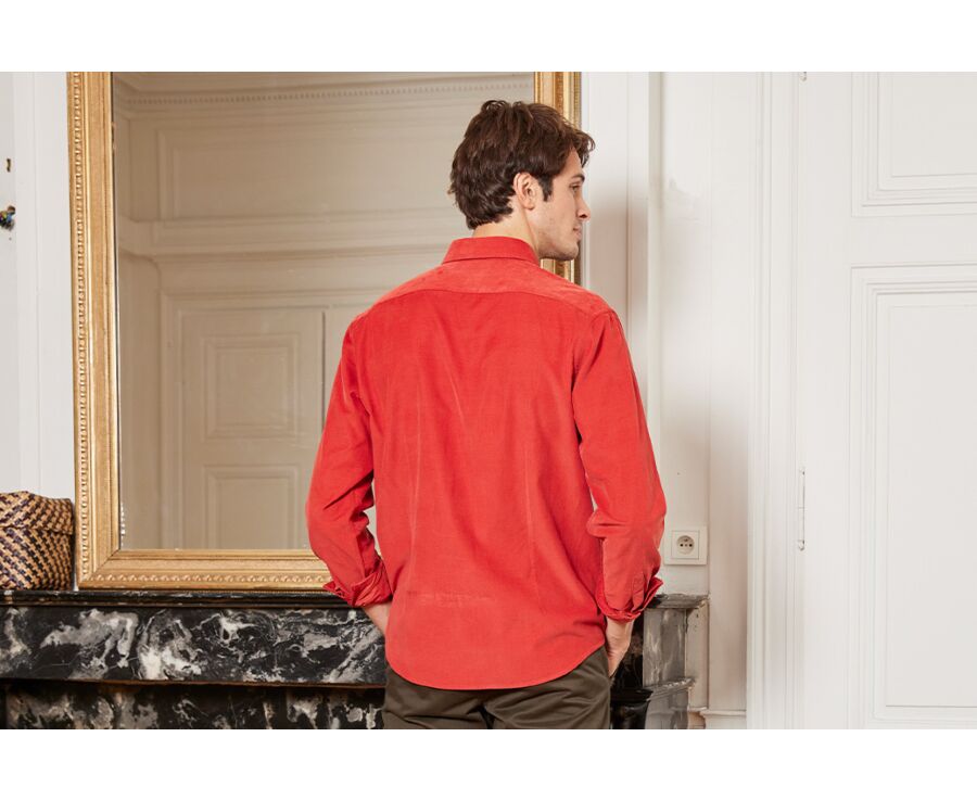 Chemise en velours Feu - WAYNE