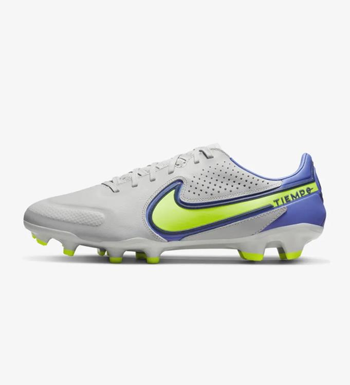 NIKE TIEMPO LEGEND 9 PRO FG FIRM-GR GREY-FOG-VOLT-SAPPHIRE