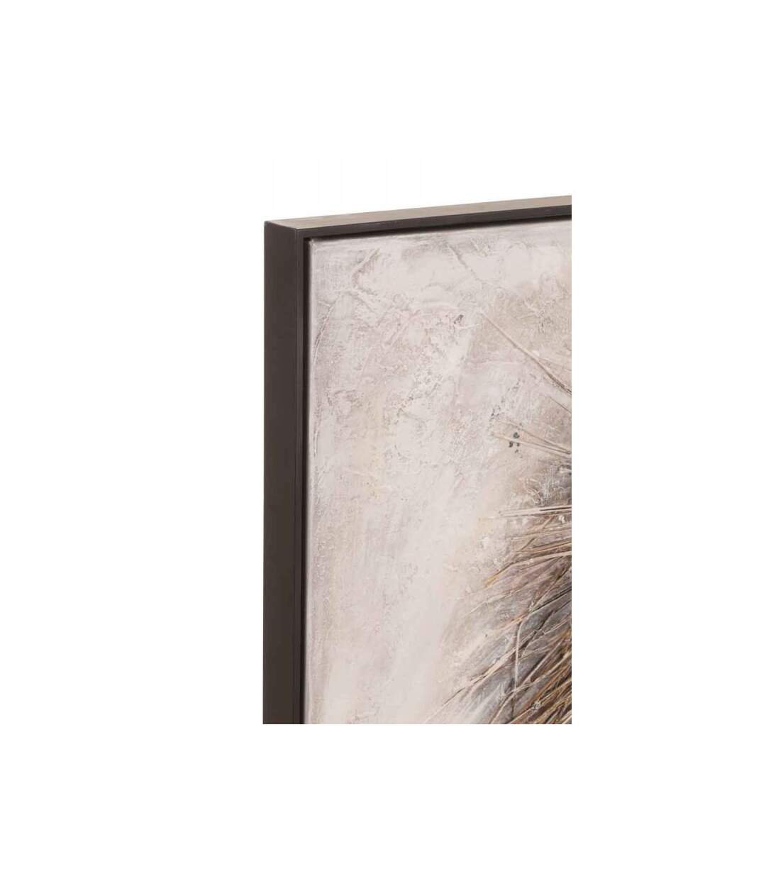 Paris Prix - Tableau Déco lion 122x122cm Marron