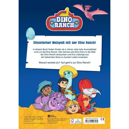 Ravensburger Dino Ranch: Mein dinostarkes Malbuch