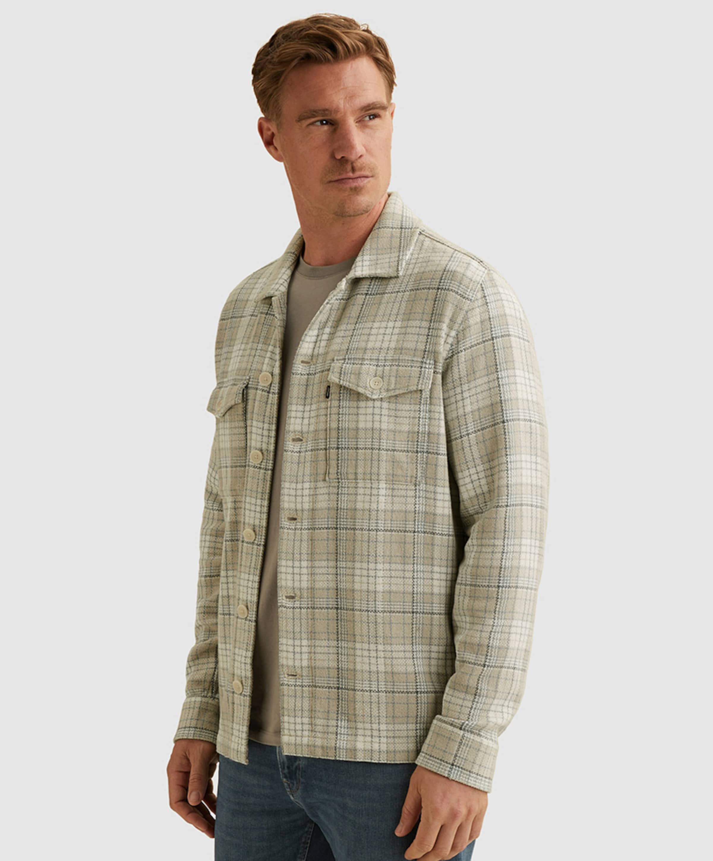 Vanguard Heren overshirt beige