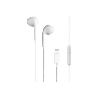 BIGBEN Connected - écouteurs Lightning - avec Télécommande et Micro - Bouton Blanc