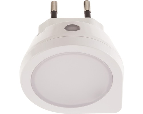 LED Sensor Nachtlamp 1W 2 lm 2700K warm wit Apollo wit met schemersensor