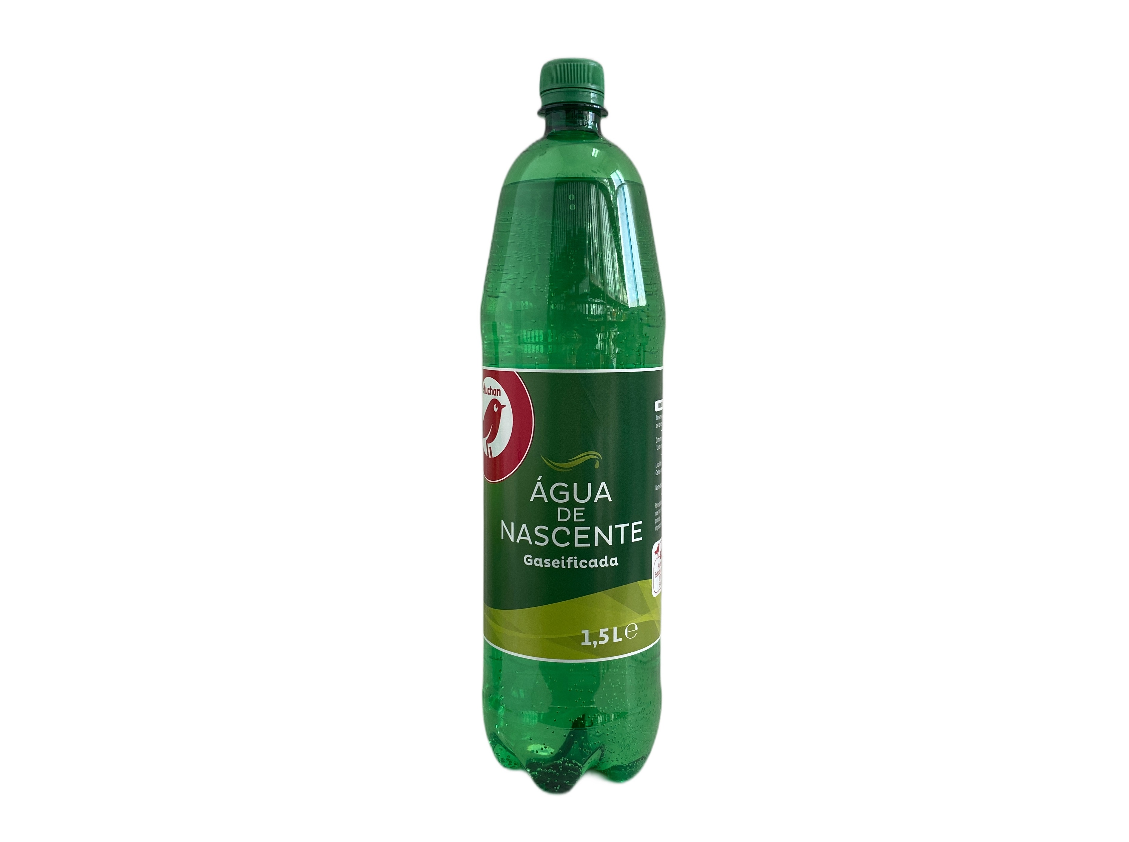 ÁGUA C/ GÁS AUCHAN 1.5L