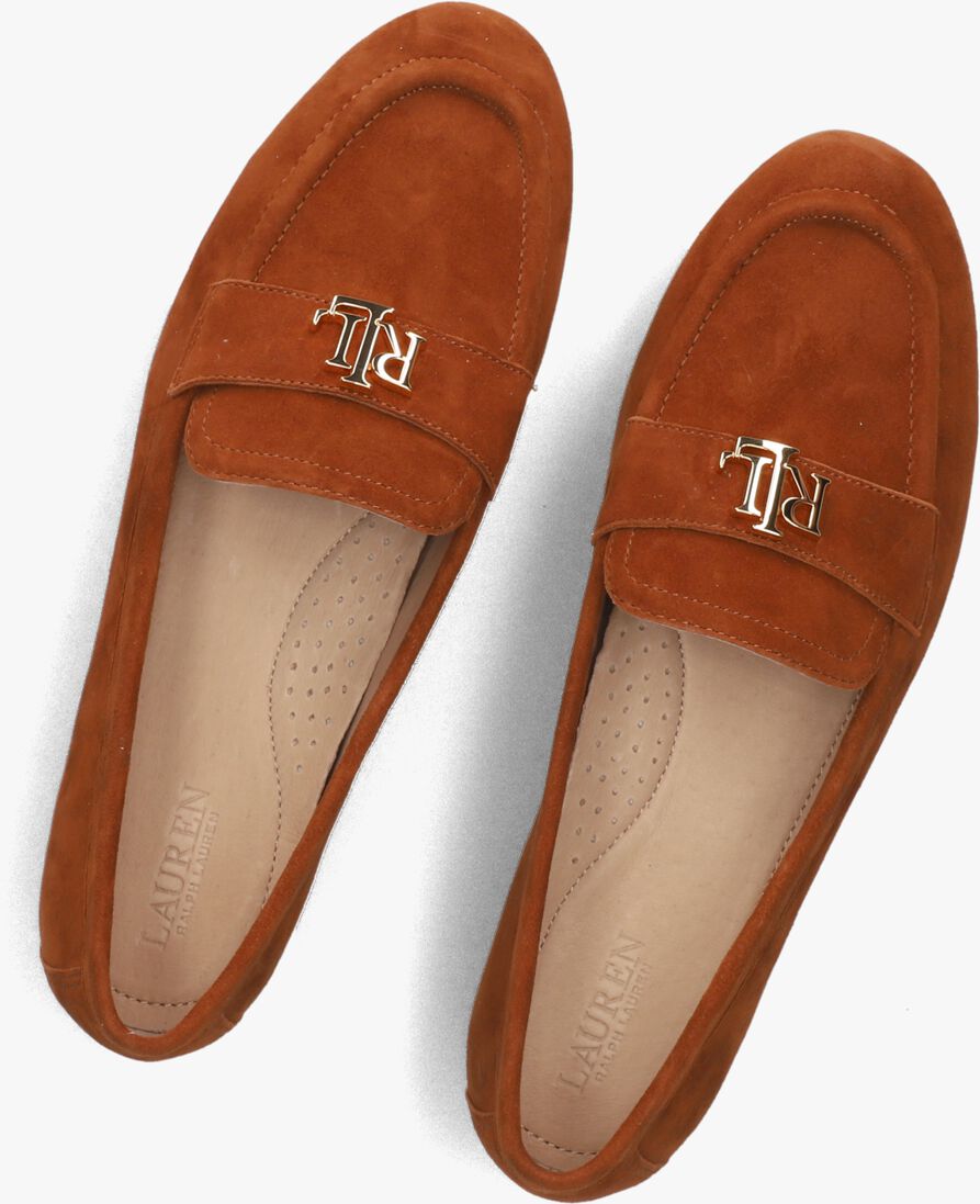 cognac lauren ralph lauren loafers averi iii flats loafer