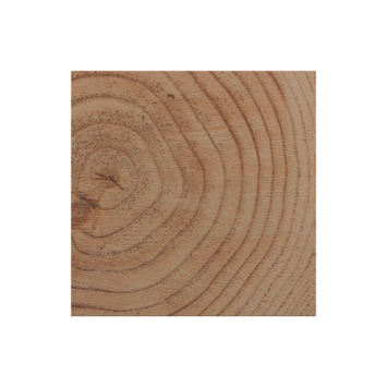Tuinpaal vierkant Douglas hout geschaafd 12 x 12 x 300 cm