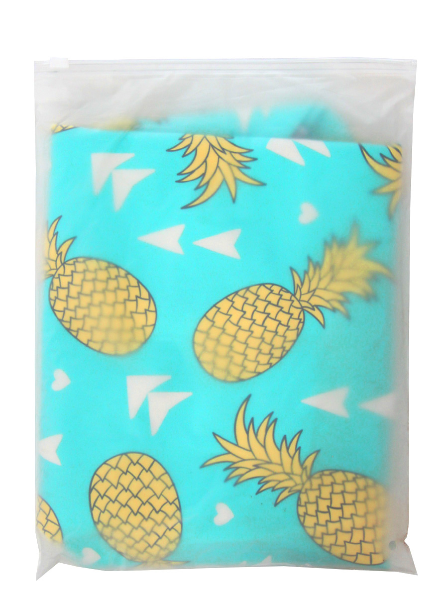 Housse de valise Periea Green with Yellow Pineapples S
