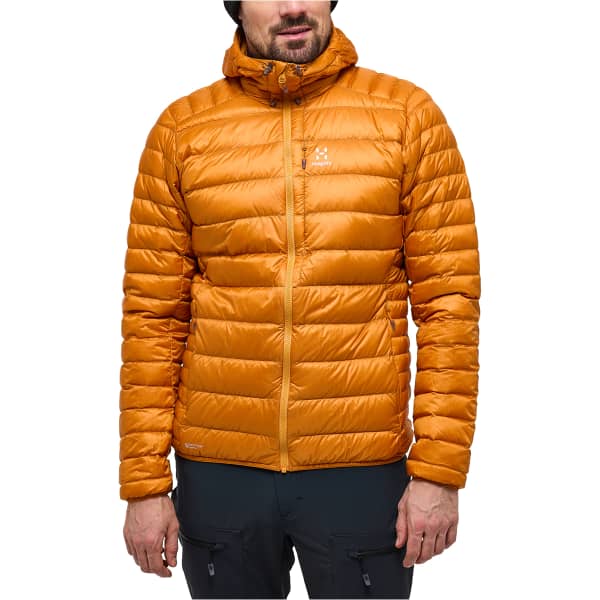 Doudoune ski HAGLÖFS HAGLOFS ROC DOWN HOOD MEN DESERT YELLOW