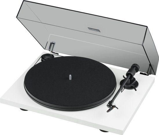 Pro-Ject Primary E - Hoogwaardige Platenspeler - Retro Vinylspeler - Wit