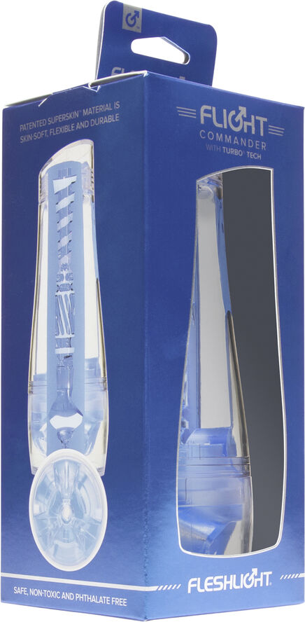 Fleshlight FLESHLIGHT - FLIGHT MASTURBATOR COMMANDER Transparent