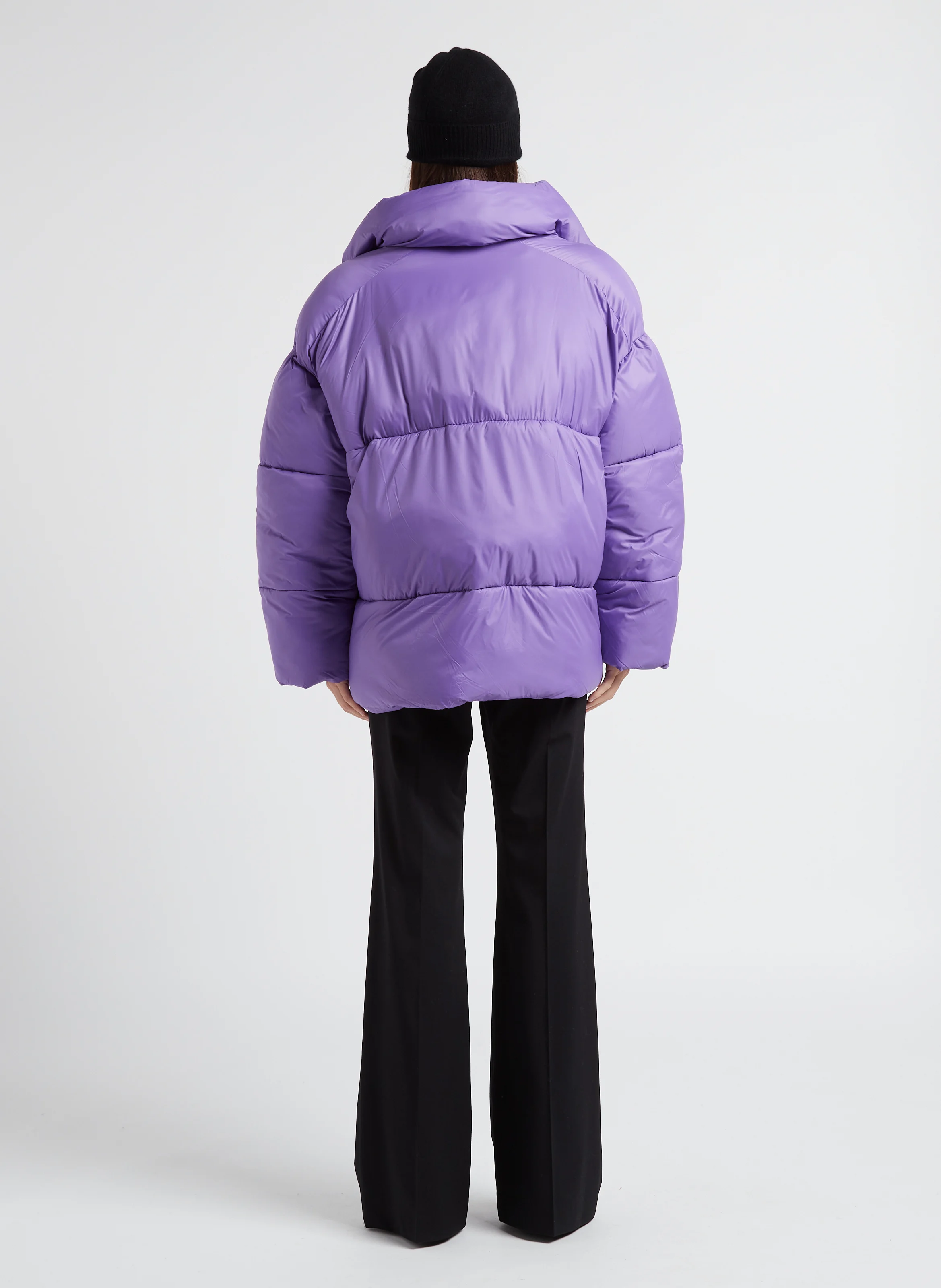 BELMOORE - Doudoune col montant matelassée| Violet