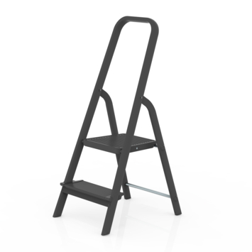 Altrex huishoudtrap Grand Step Black 2 treden zwart