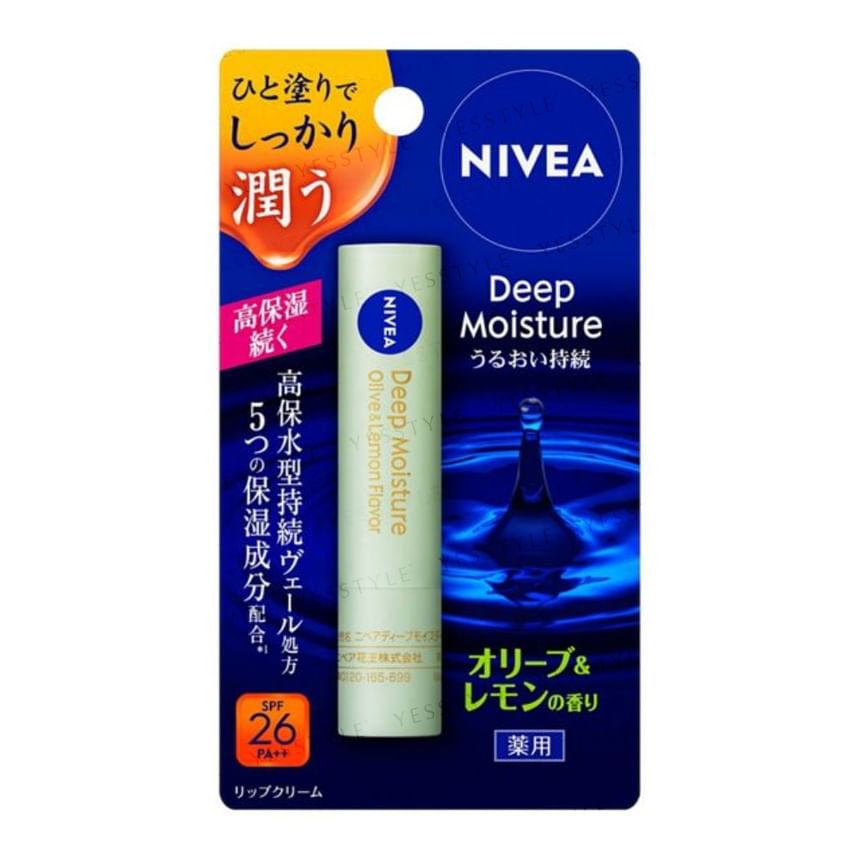 Nivea Japan - Diep hydraterende lippenbalsem SPF 26 PA++
