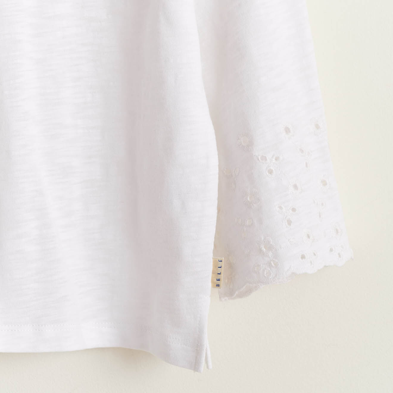 Bellerose T-Shirt en Coton Mini ample blanc