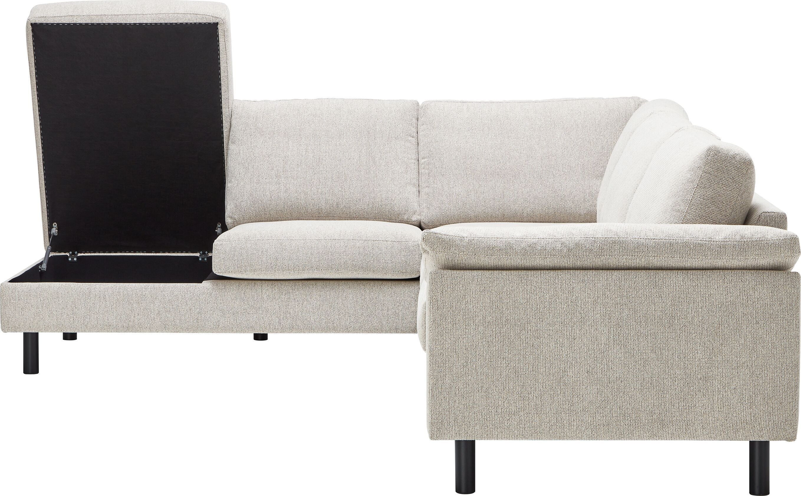 DIENER Ecksofa - Natur / B: 277.0 cm x T: 225.0 cm x H: 81.0 cm