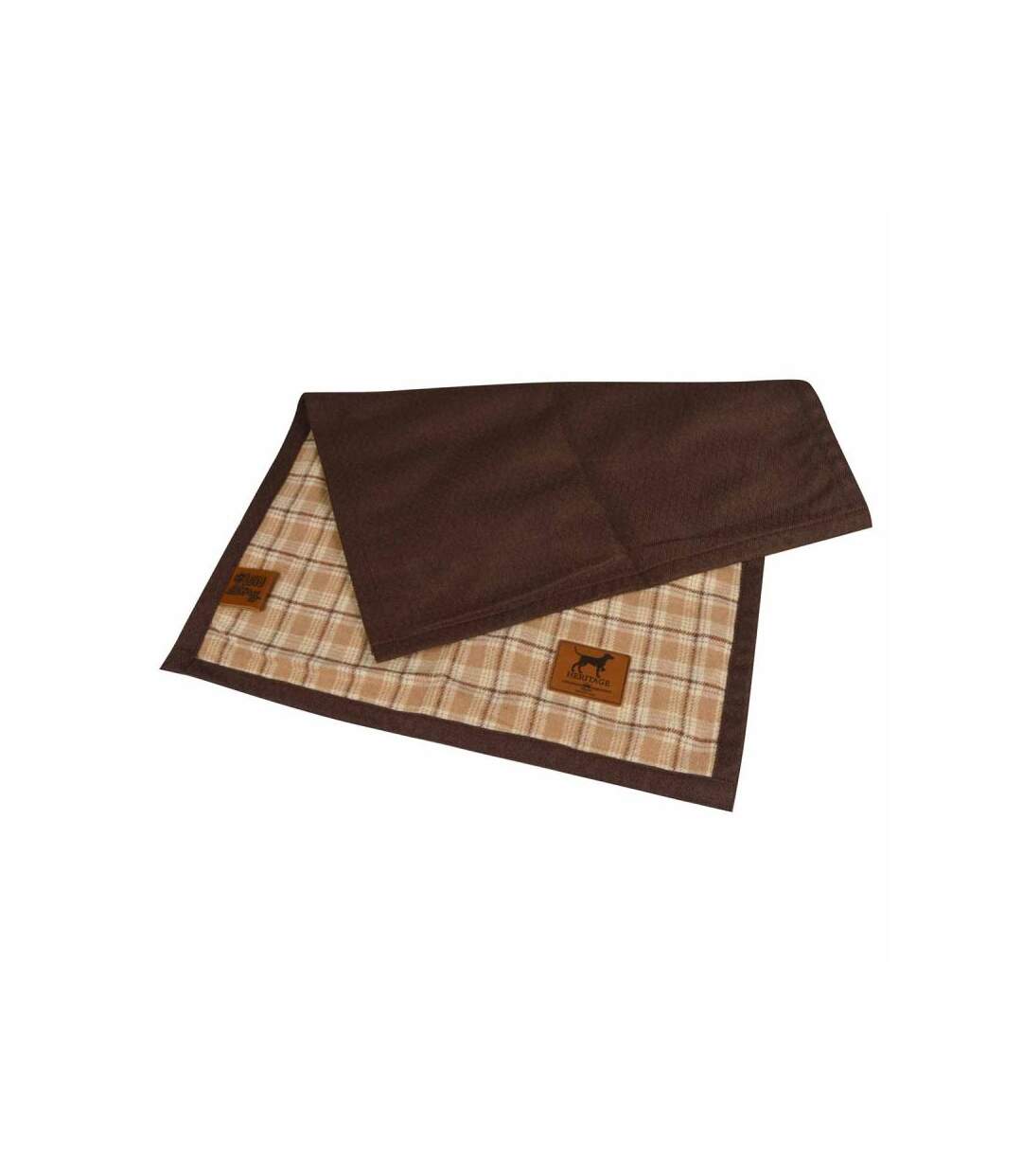 Paris Prix - Plaid Pour Chien & Chat héritage 70x100cm Noisette
