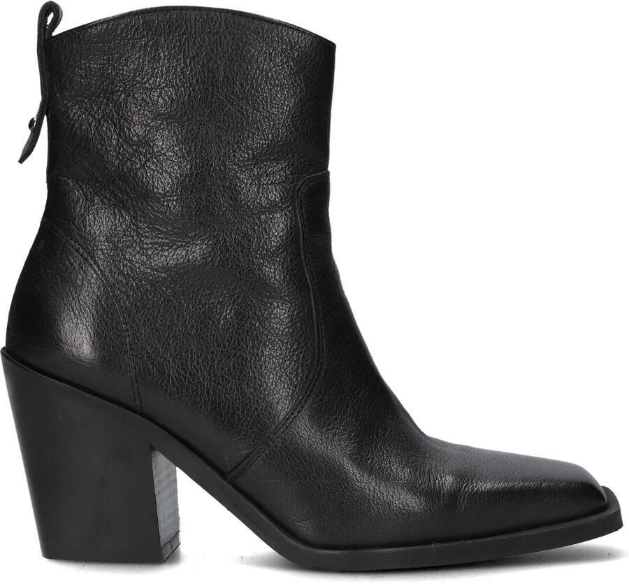 BLASZ Enkellaarsjes Dames 14 Maat: 39 Materiaal: Leer Kleur: Zwart