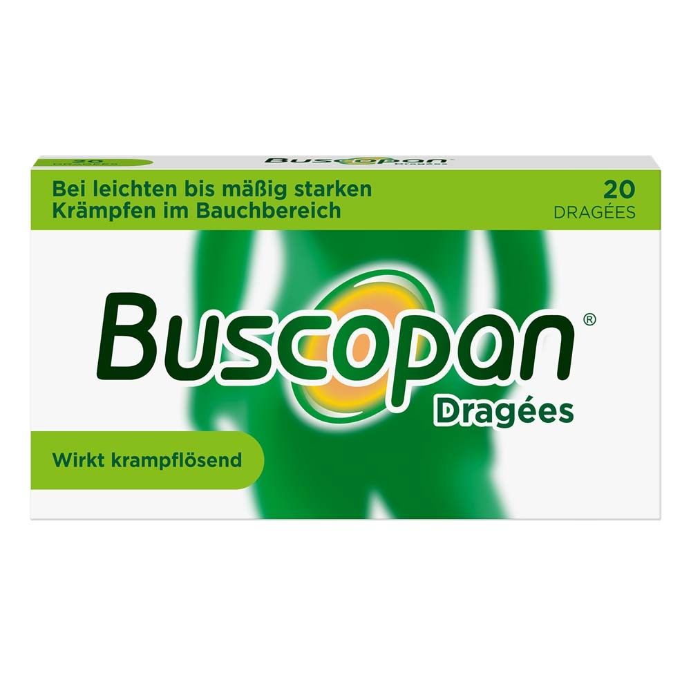 Buscopan Dragees bei Bauchschmerzen und Bauchkrämpfen
