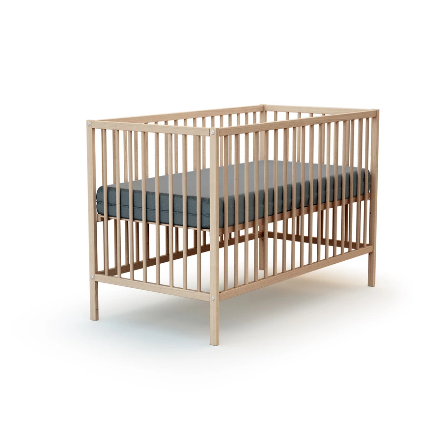 WEBABY Duo Babybett natur 60 x 120 cm