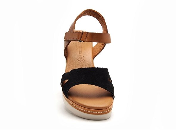 Eva frutos nu pieds talons femme 547 noir