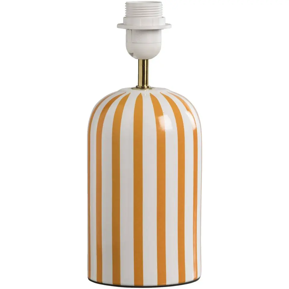 Lampvoet Lio - wit/oranje - 29,5x12,5x12,5 cm