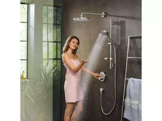 HANSGROHE Douchette à main Raindance Select S 120 3jet PowderRain blanc mat