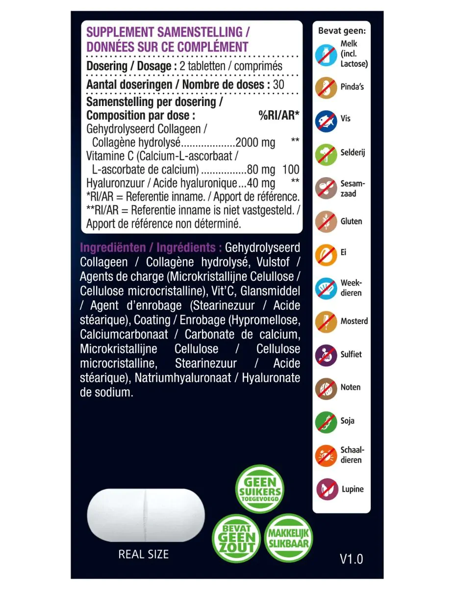 Super Collageen 2000 mg Tabletten