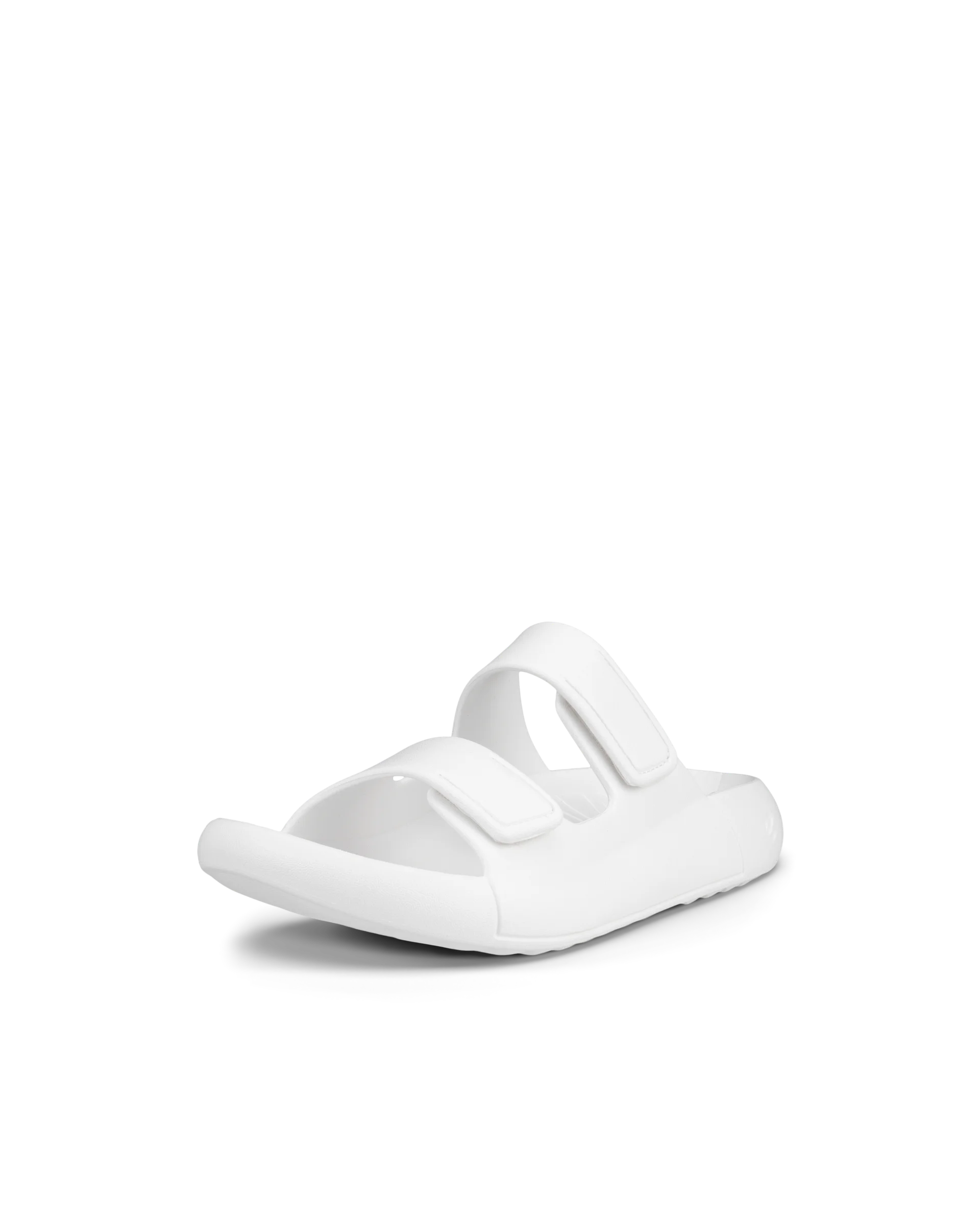ECCO COZMO E Unisex Sandale mit zwei Riemen Weiß