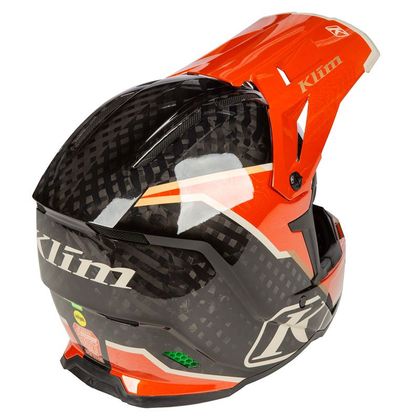 Casque cross KLIM F5 KOROYD TOPO 2024 - Marron / Orange