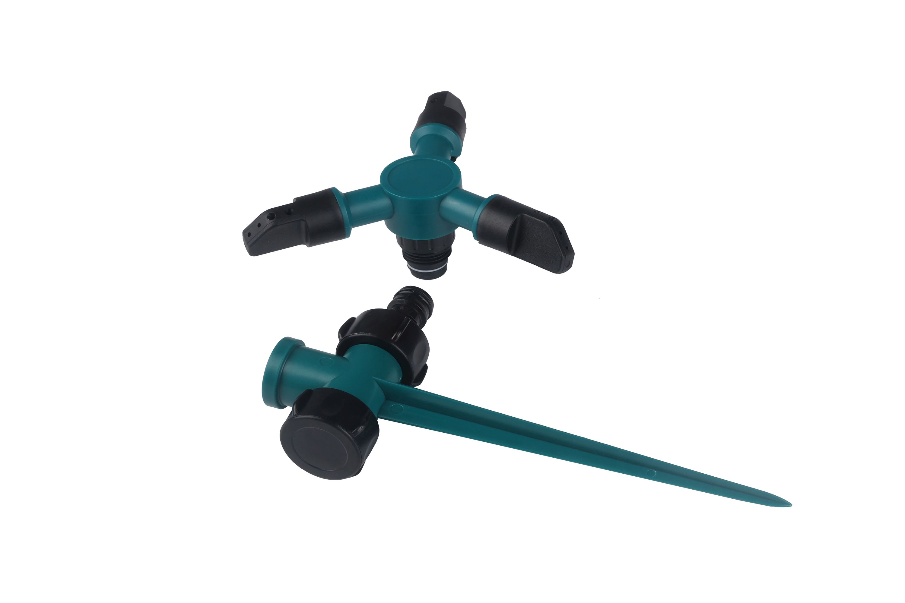 Rasensprenger Kreisregner mit Erdspiess 3er Set