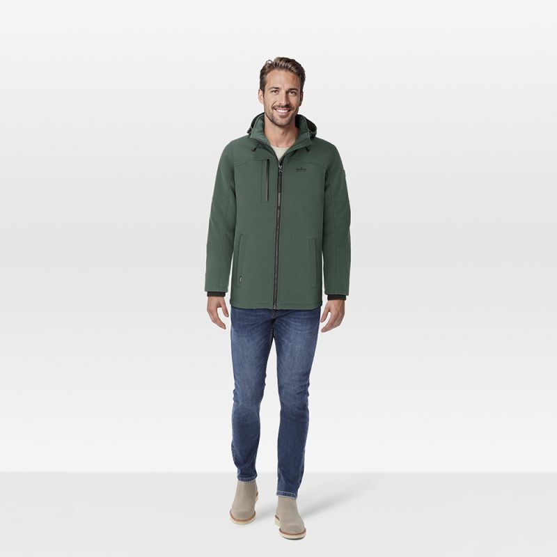 Kjelvik Thom - Softshell jas - Groen - 2XL