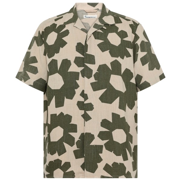 KnowledgeCotton Apparel - Linen-Mix Printed Shirt - Chemise