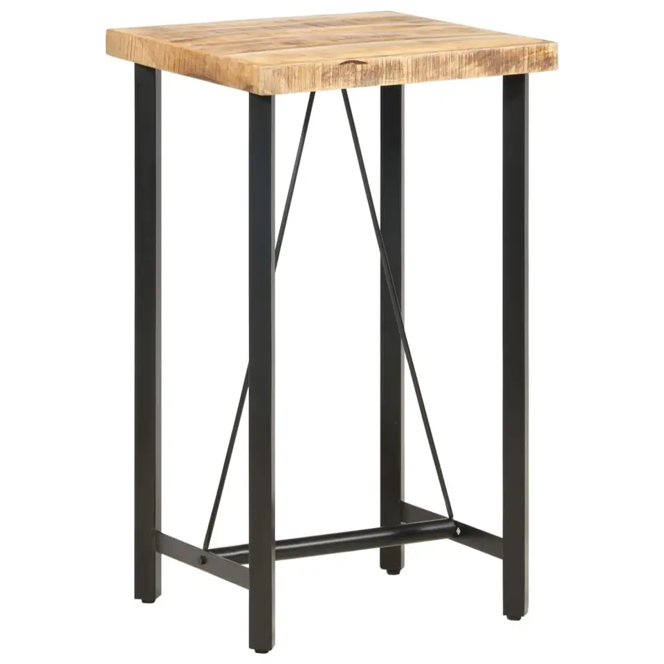 vidaXL - Bartafel - Bruin - Hout - 60 x 60 x 107 cm