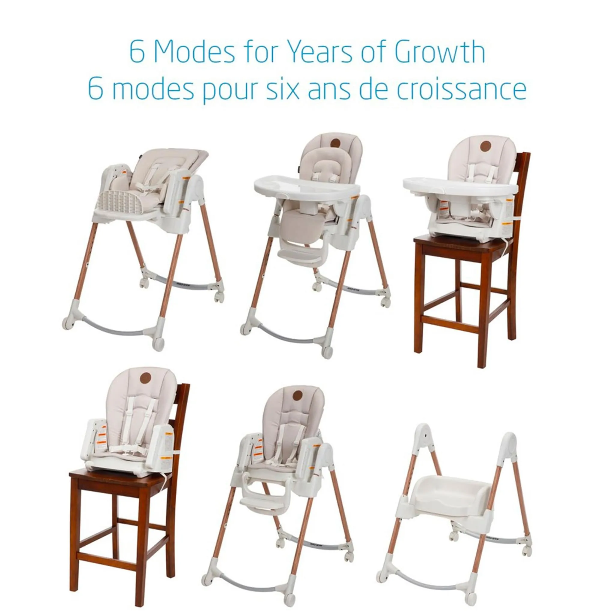 Maxi-cosi Chaise Haute Minla - Sand Horizon