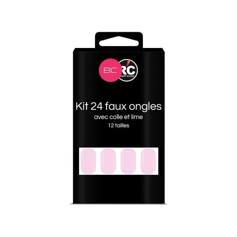 Boîte de 24 tips faux-ongles Beauty Coiffure