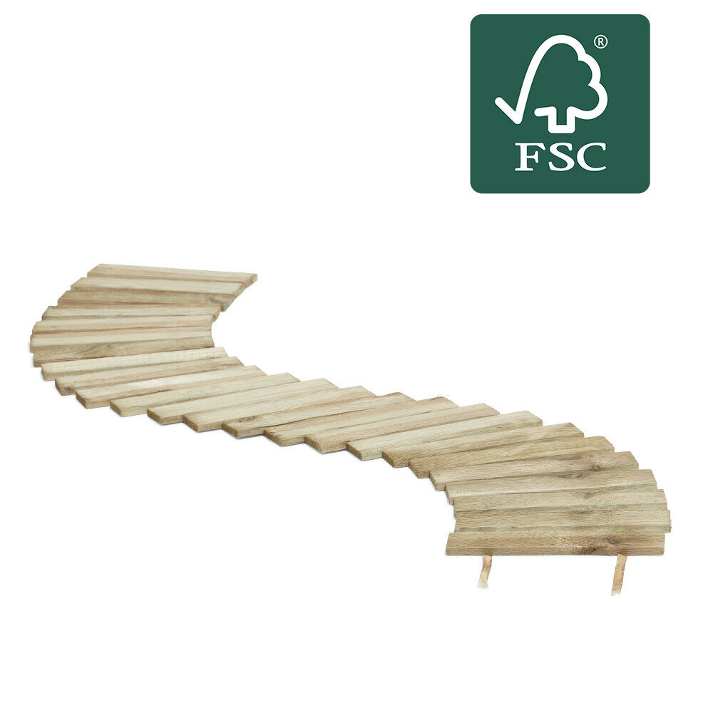 Allée de jardin 180x28cm en bois