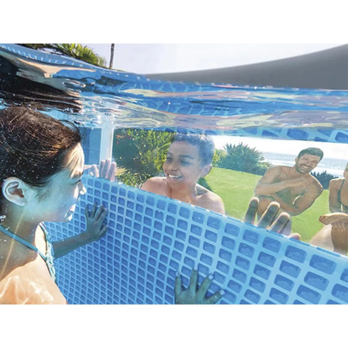 Intex Piscine Tubulaire Prism Frame - 4.88 m