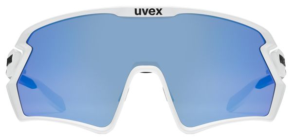 Lunettes Uvex Sportstyle 231 2.0 Blanc/Verres Miroir Bleu
