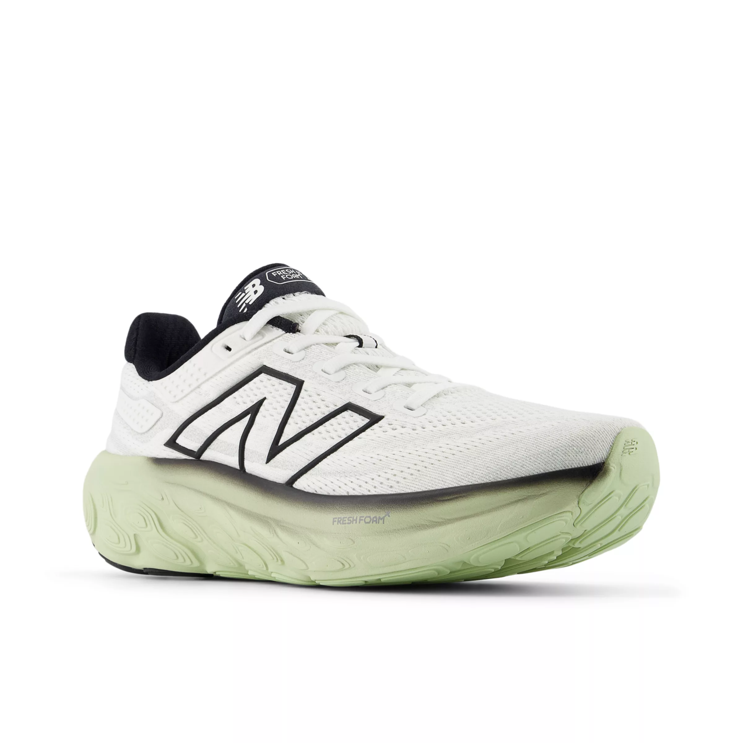 Fresh Foam X 1080v13 White con lichen green