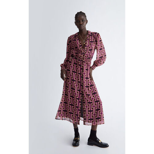 Liu Jo - Vestido camisero con estampado Multicolor