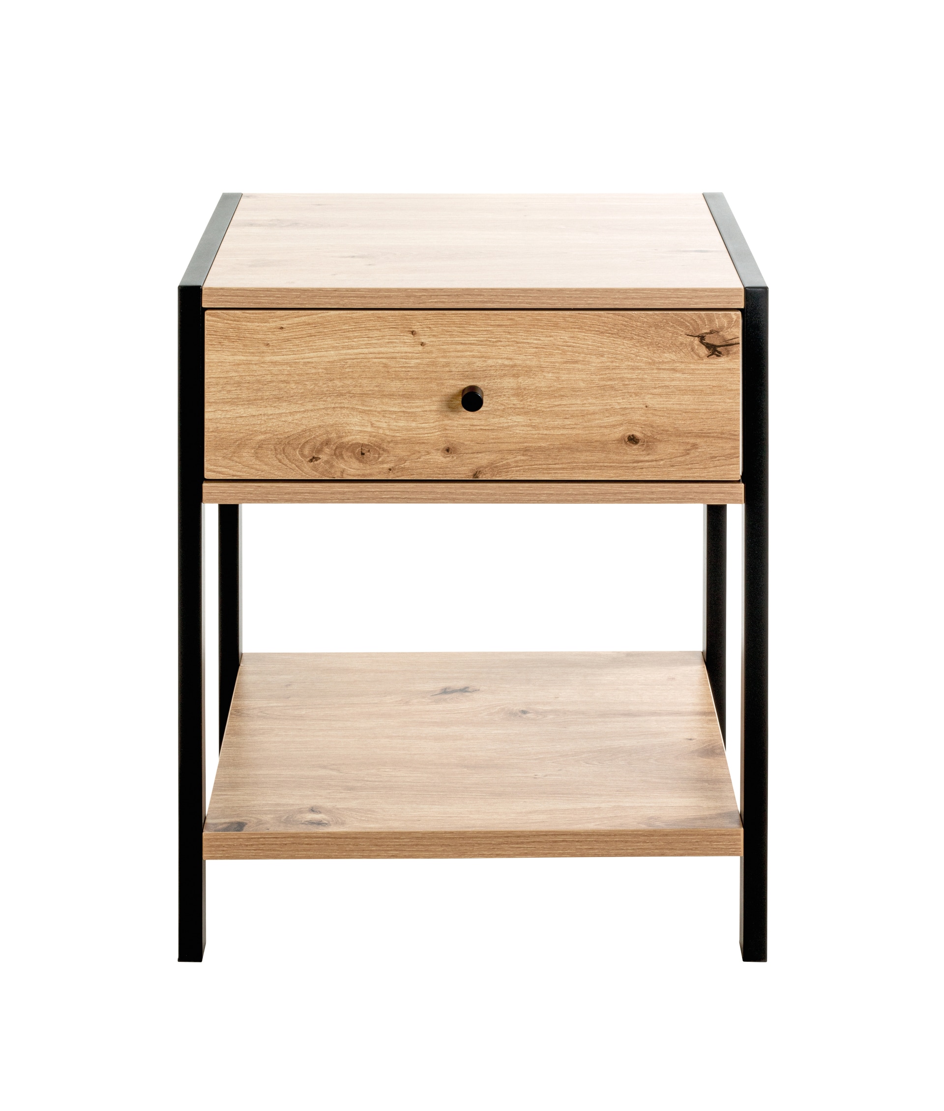 Konsole 48 x 43 cm braun/schwarz