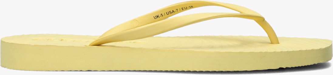 SLEEPERS gele sleepers teenslippers tapered